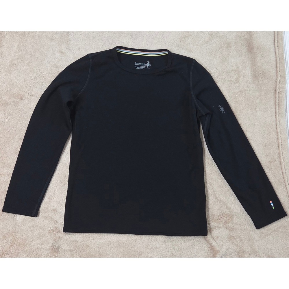 Smartwool Merino 250 Base Layer Shirt Womens 2XS Black Long Sleeve SW0SN110
